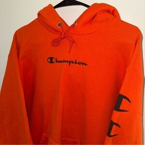 Champion Men's Bold Orange Hoodie